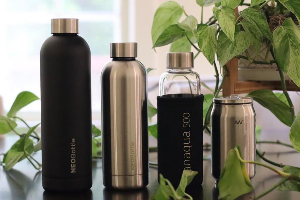 Sanaqua 500 - Glass Water Bottle - The Well Frequency